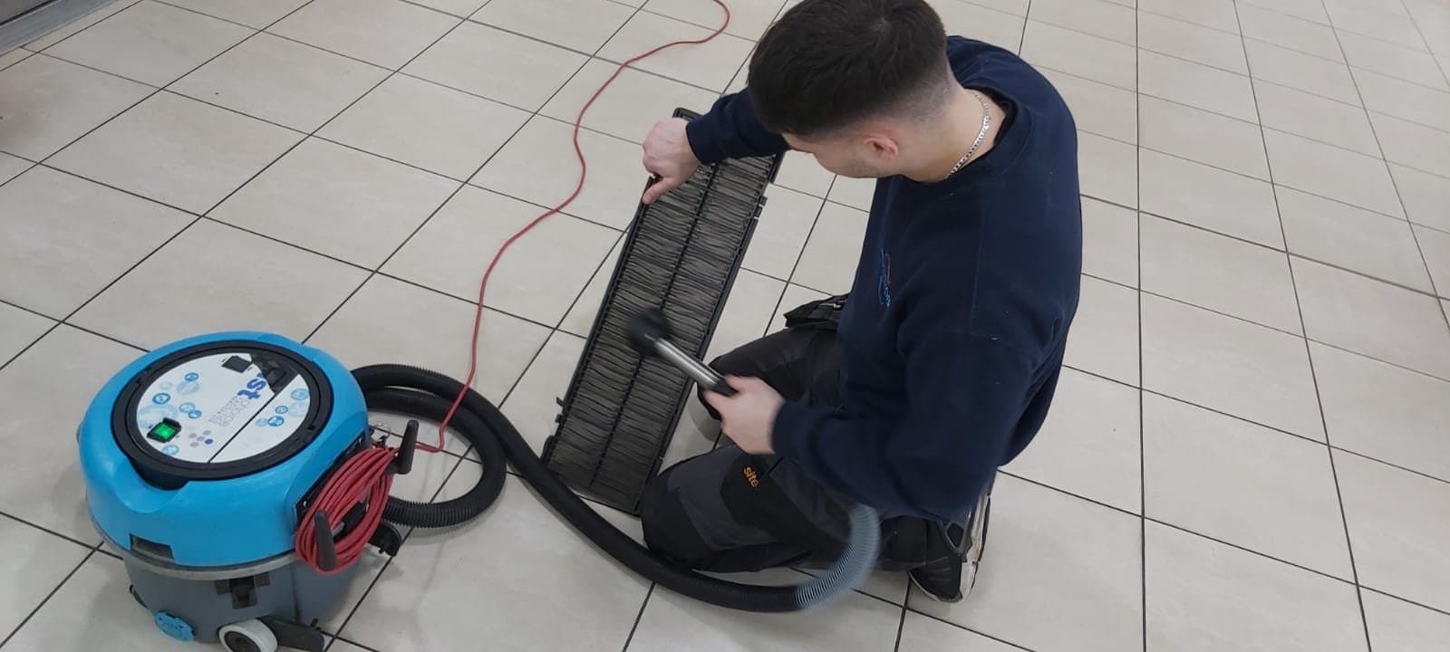 Rossair engineer maintaining commercial building services across a facilities portfolio