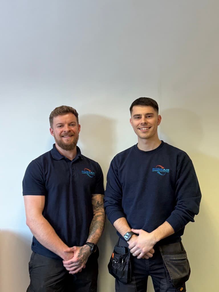 Two Rossair engineers on site