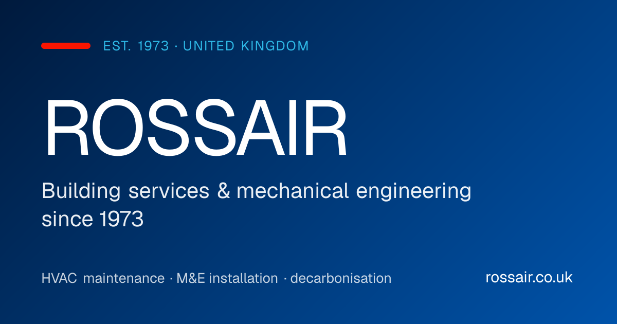 Data Centre M&E Contractor: Cooling, Power & Maintenance | Rossair